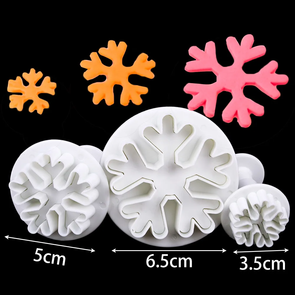 3 шт. форма в форме снежинки для украшения торта | Дом и сад