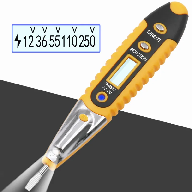 Контактный тестер ручка 12 220V детекторы напряжения переменного тока метр вольт