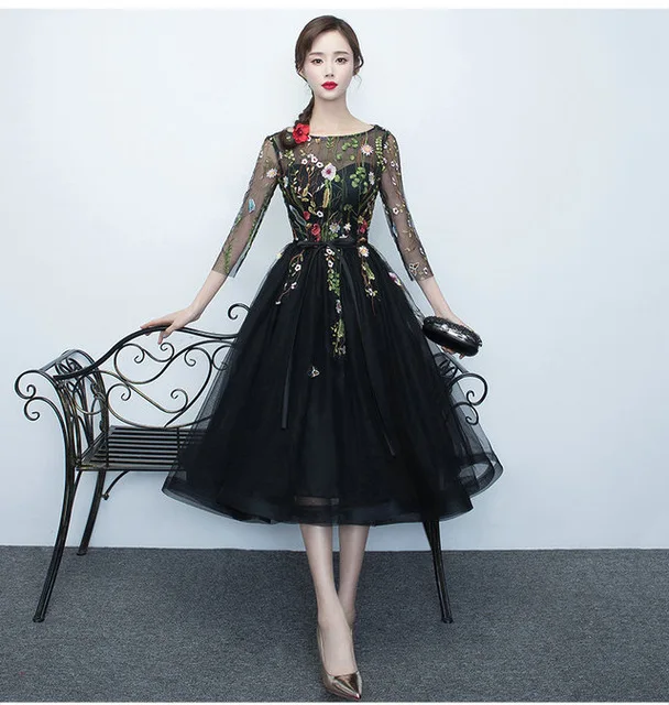 

Women's short formal prom evening dress lace embroidery white wedding party dress Plus size Ceremony Bespoke Occasion Dress