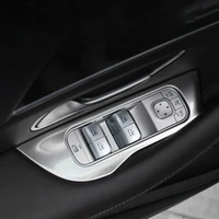for mercedes benz gle gls w167 x167 20 21 car modification abs chrome car door window button cover frame sticker car accessories