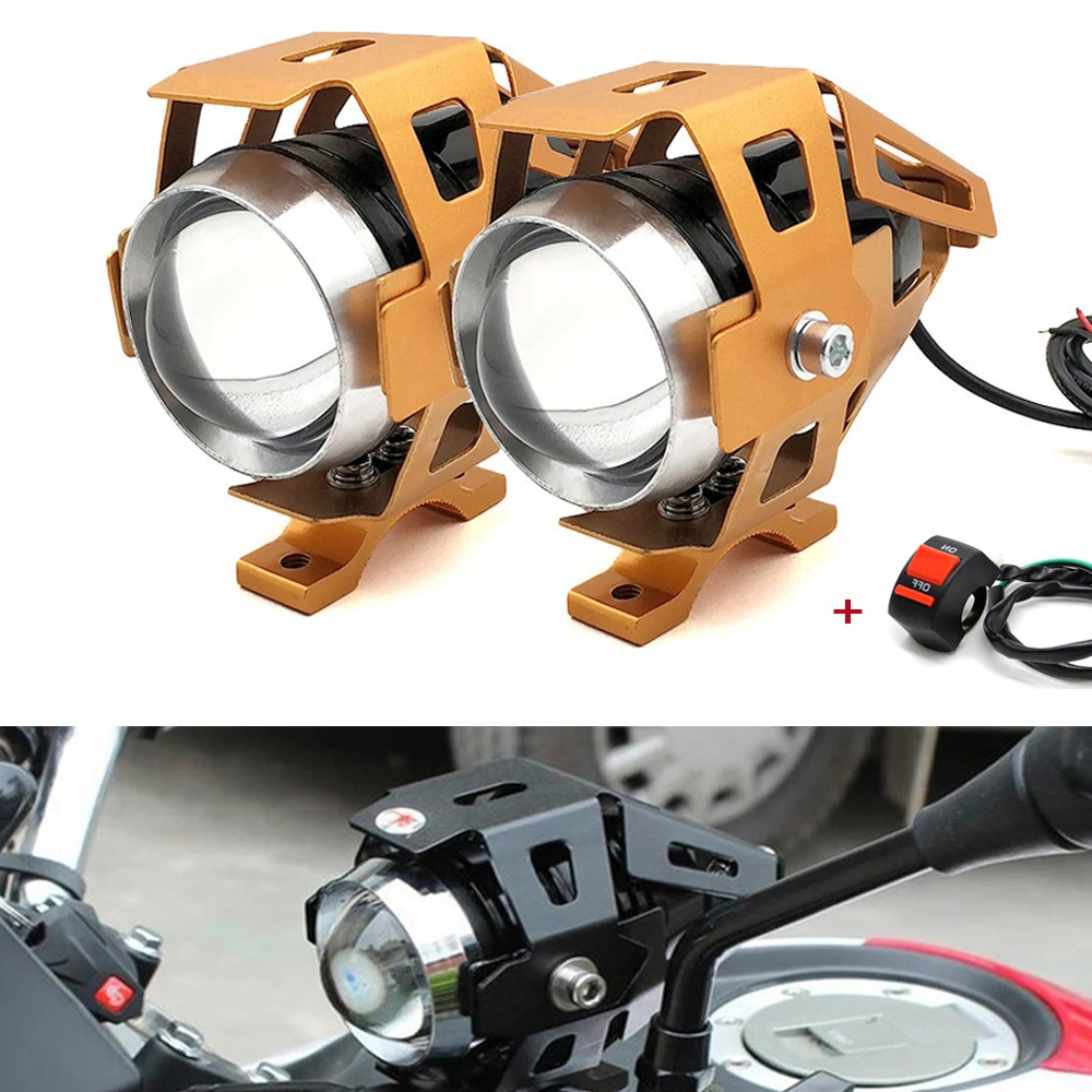 Новейшие мотоциклетные фары U5 светодиодная фара дополнительный прожектор для BMW