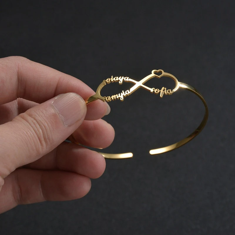 Браслет ручной работы унисекс из нержавеющей стали