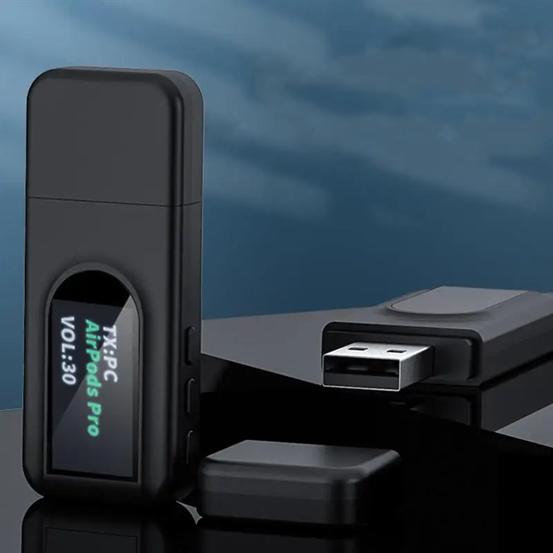 5 0 Bluetooth адаптер беспроводной ЖК дисплей USB приемник музыкальный аудио передатчик