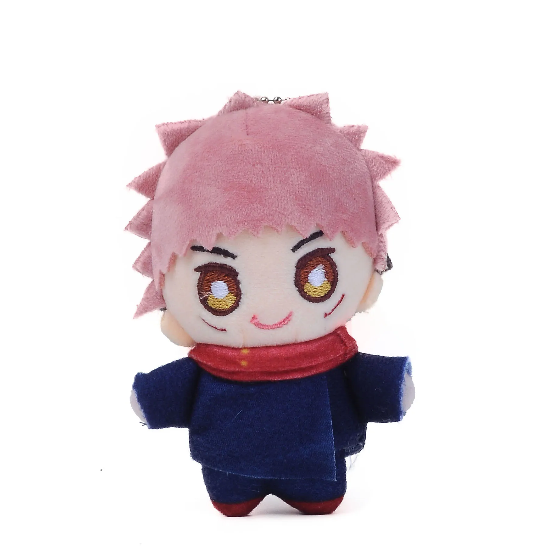 

Anime Cosplay Jujutsu Kaisen Doll Yuji Itadori Keychain Doll Toy Anime Plush Dolls Decoration for Bag Gift for Children