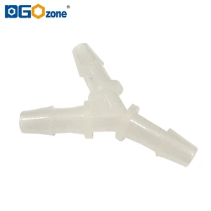 Бесплатная доставка PVDF пластик разъем для полива три порта соединители водяного шланга Три разъема DGOzone