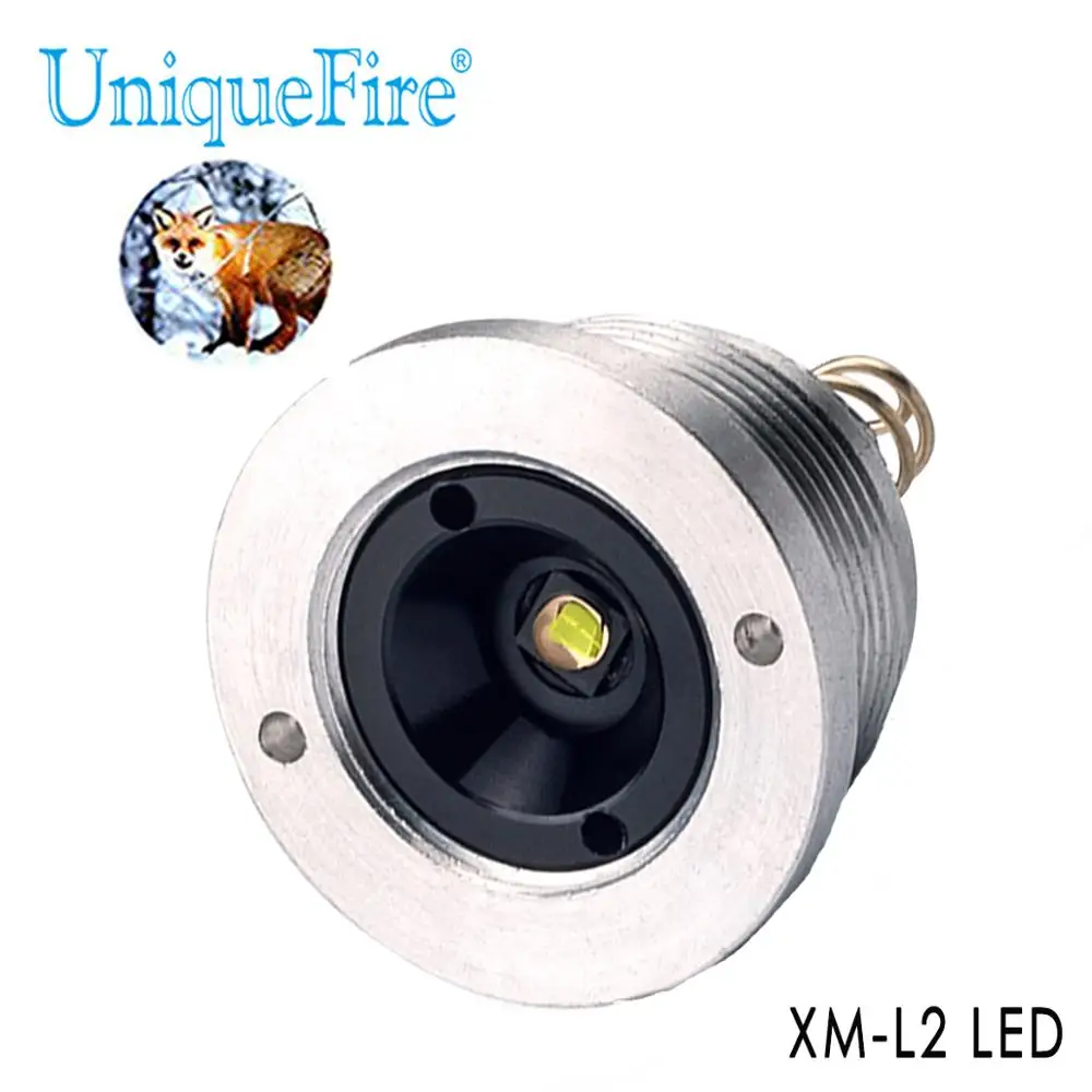 

UniqueFire XM-L2 White Light LED Drop In Pill 5 Mode 1500 Lumens Lamp Holder Operating Fit for UF-1407 Flashlight Zoomable Torch