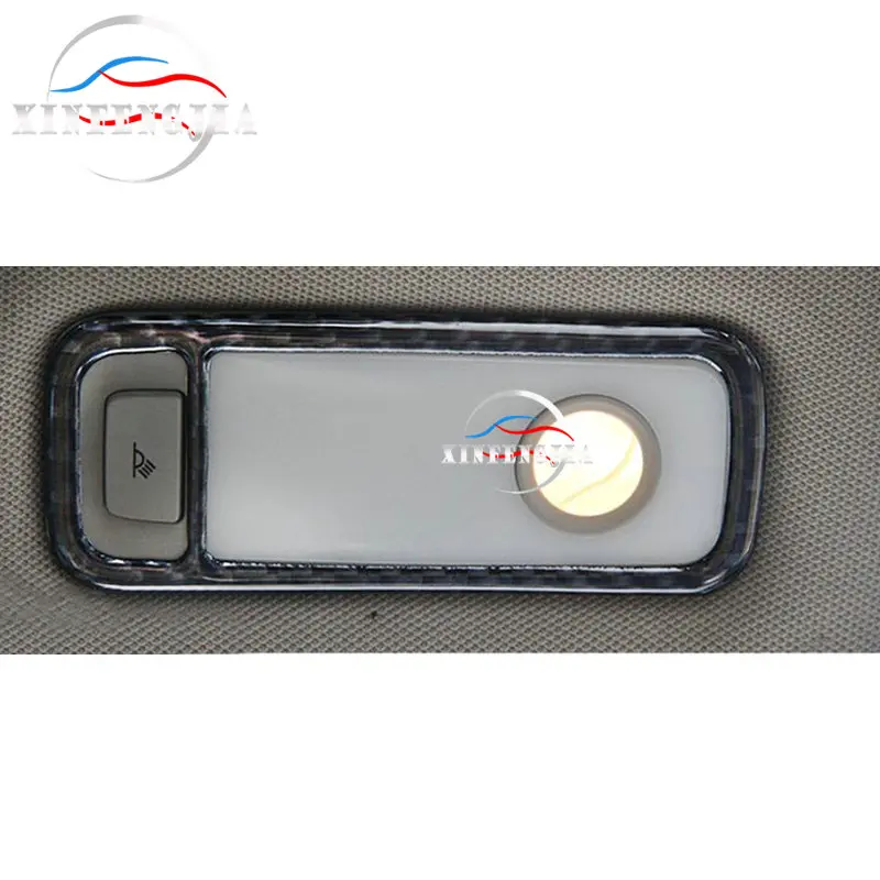 

For Audi Q5 2009-2017 2pcs Carbon Fiber Rear Reading Light Lamp Frame Cover Trim