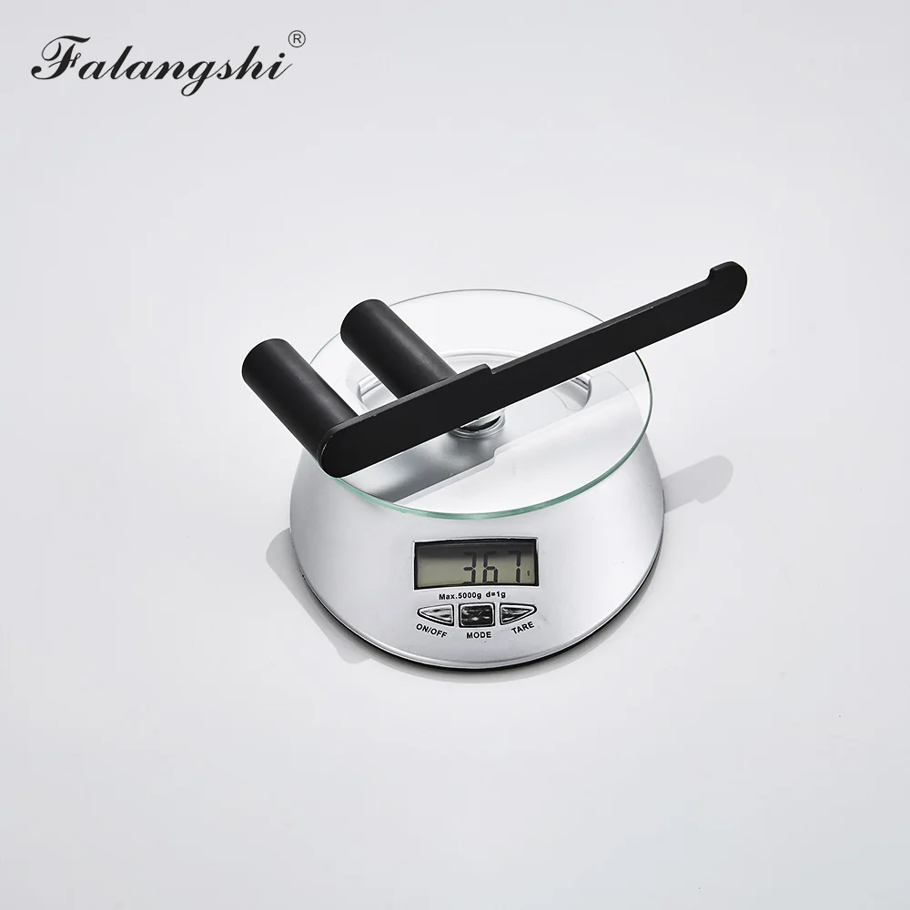 Набор аксессуаров для ванной комнаты черный крючок халата настенный аксессуар