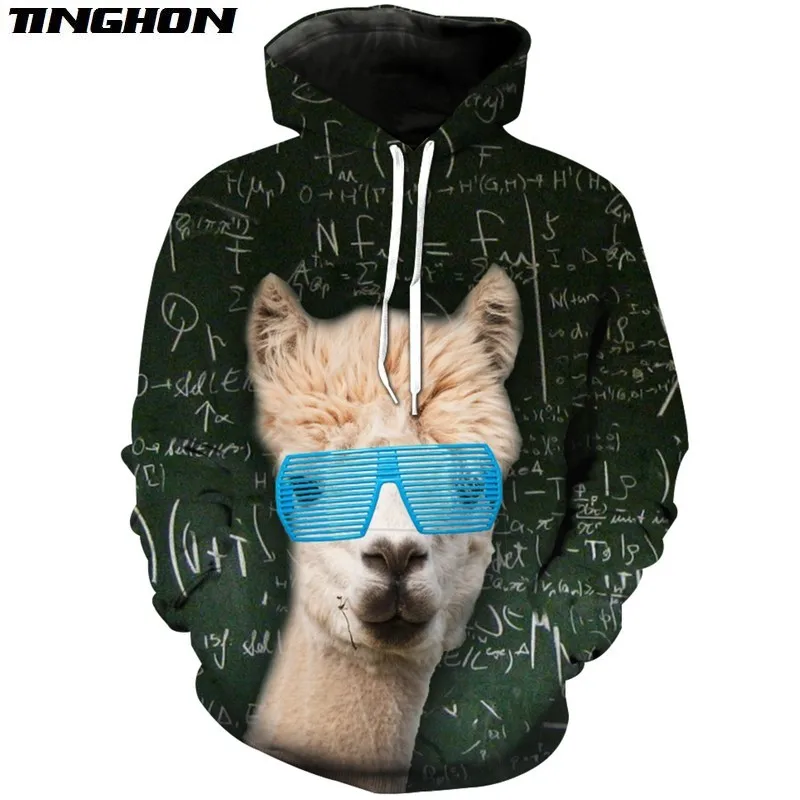 

Женская летняя модная мужская футболка, повседневная куртка с капюшоном и 3D-принтом в виде животных, свитшоты