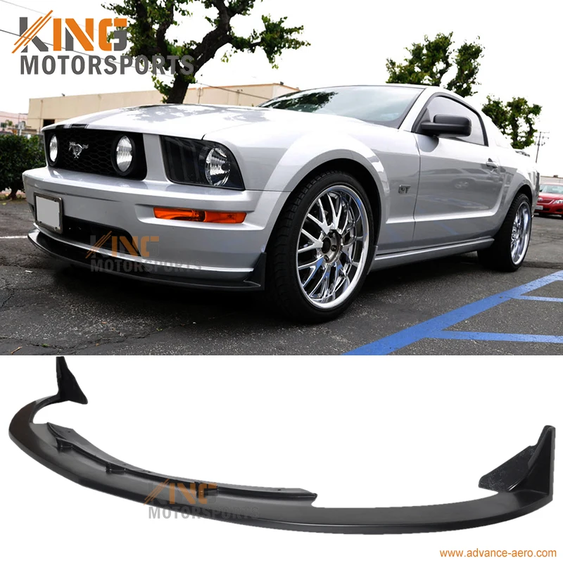 Подходит для 2005-2009 FORD MUSTANG V8 передний бампер спойлер боди CV 3 стиль уретан
