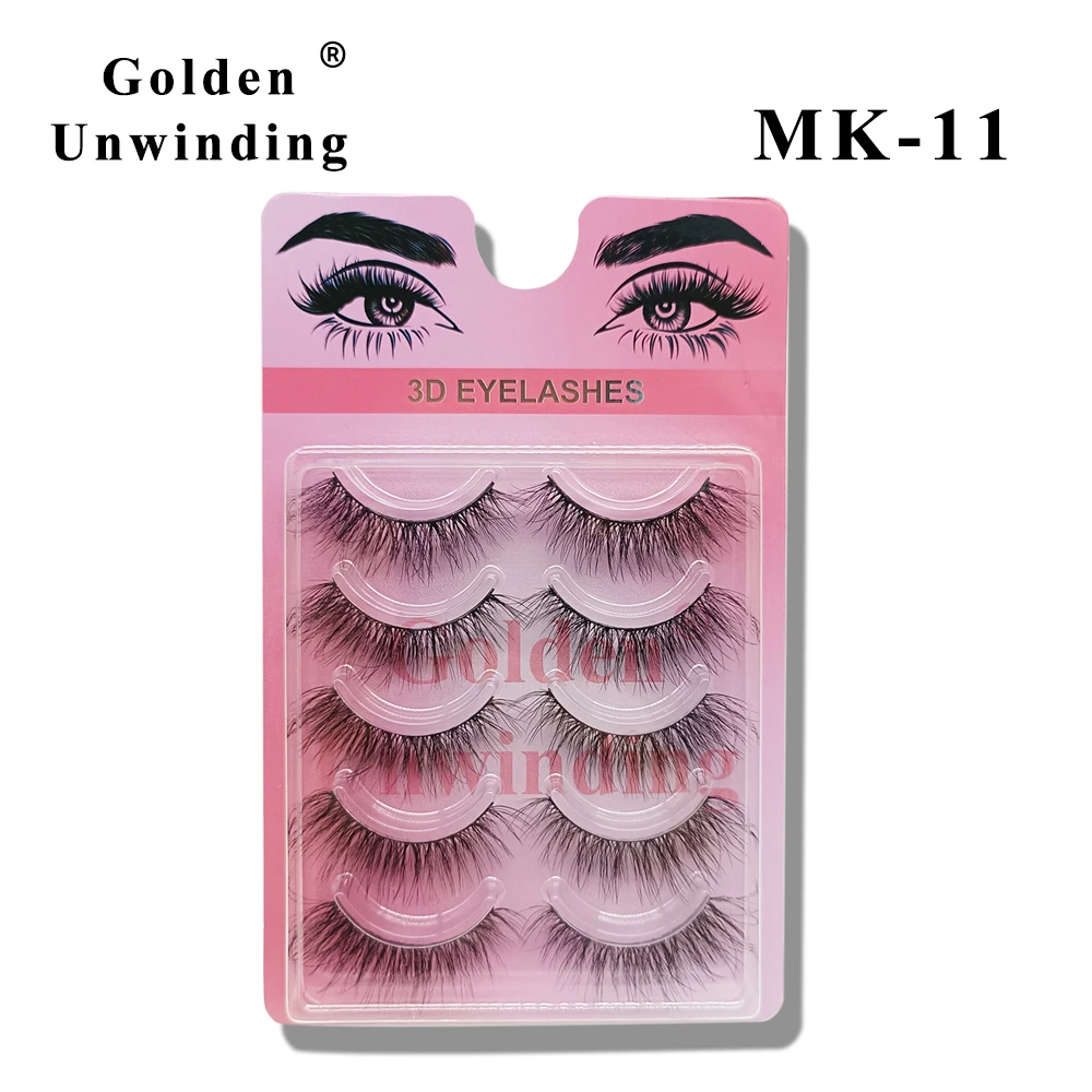 5 пар накладные ресницы из искусственной норки | Красота и здоровье