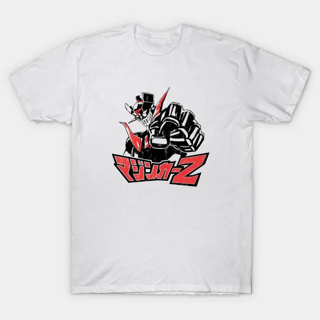 

Men t-shirt Mazinga Z BlackRed tshirt Women t shirt