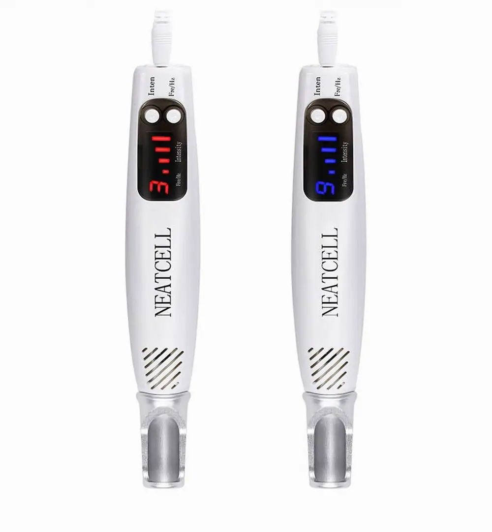 

Picosecond Pen Laser Pen Tattoo Removal Machine Blue Red Light Freckle Mole Wart Dark Spot Scar Remover Professional Devic