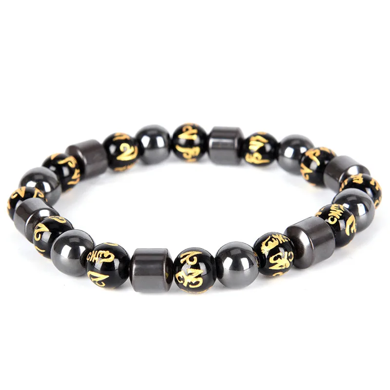 

1pcs Hematite Magnet Bracelets Tiger Eye Stone Magnetic Therapy Bracelet Magnetic Weight Loss Bracelets For Fashion Men Jewelry