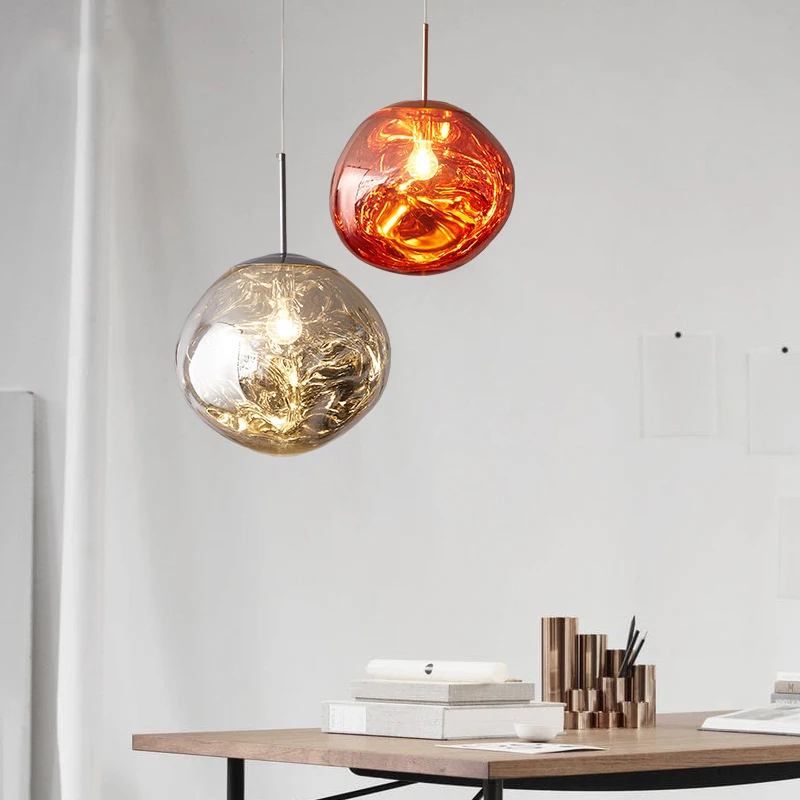 Подвесной светильник из лавового стекла лампа в скандинавском стиле для