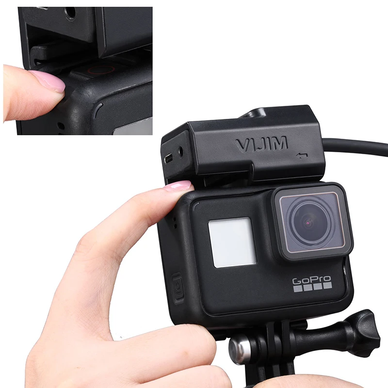 Vlog крепление для микрофона Адаптер Gopro Hero черный 9 8 Макс 7 6 5 Холодный башмак