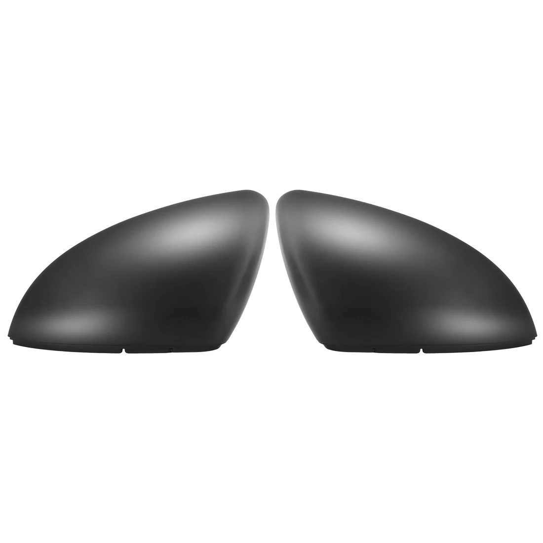 

X Autohaux Pair Rear View Mirror Cover Cap Matte black Brand New Car Door Side Mirror Cover Cap for Volkswagen Golf 7 2014-2018