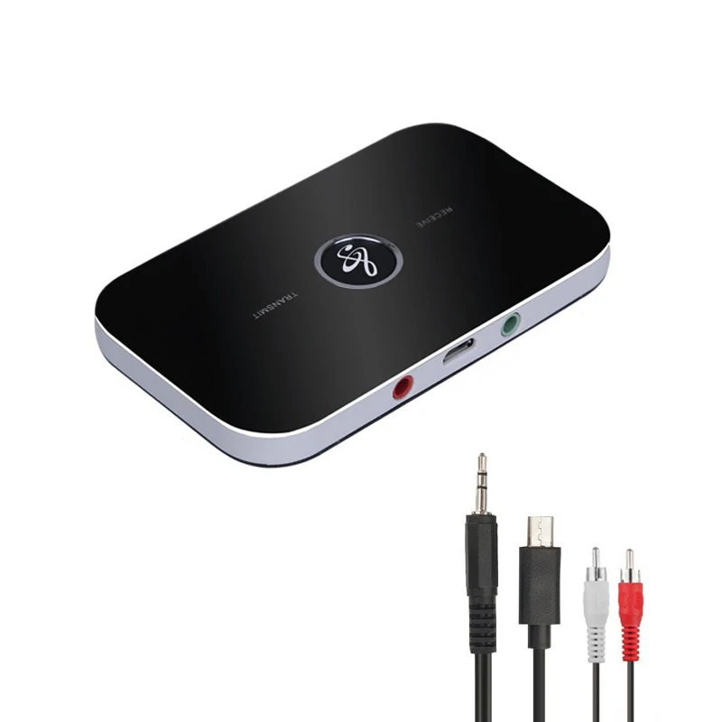 Приемник передатчик Bluetooth 2 в 1 беспроводной аудиоадаптер для ТВ наушников