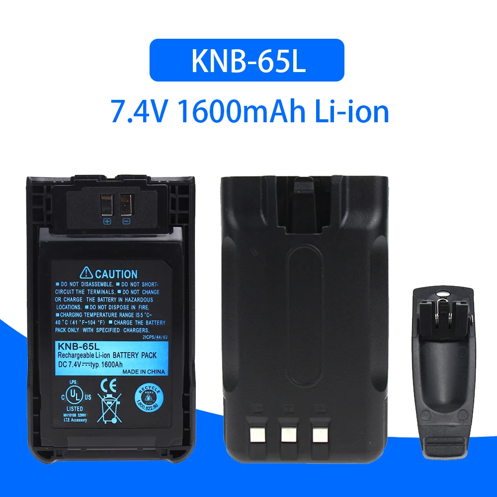 Bateria de Substituição Knb-65l para Kenwood Rádio Bidirecional Knb-63l Th-k20 Th-k20a Th-k20e