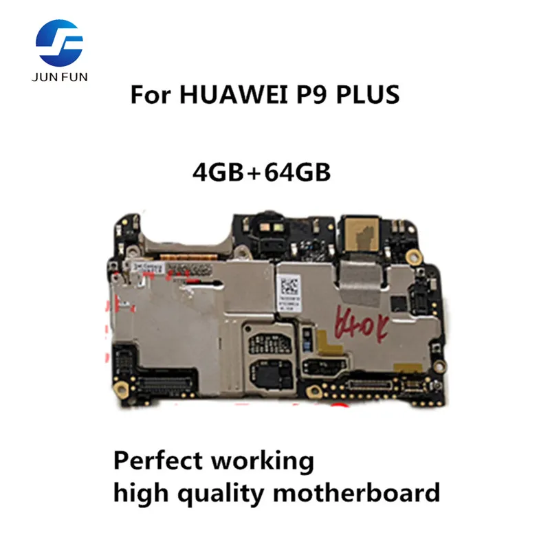 Разблокированная материнская плата JUN FUN Для Huawei P9 PLUS 4 Гб + 64 ГБ Android OS логическая с
