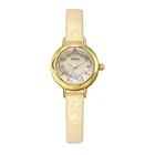 Маленькие женские часы Julius с перламутром, японские часы Mov, модный кожаный мини-браслет для девочек, детский подарок без коробки