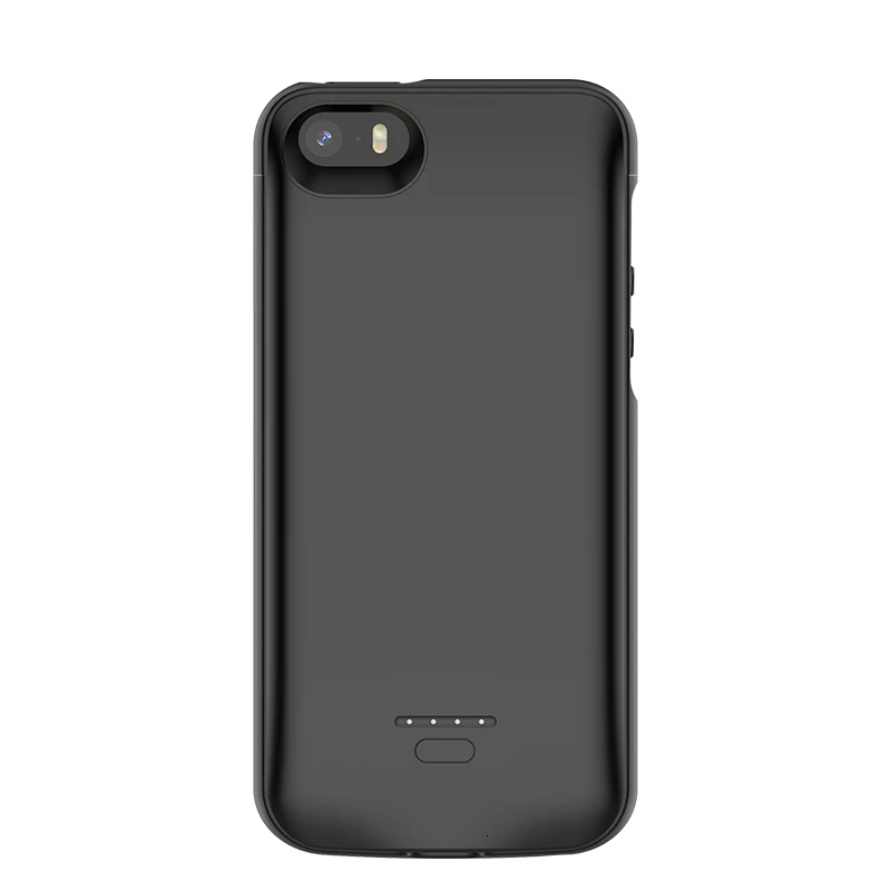 Aroay 4000 мА/ч зарядное устройство умный чехол для телефона Iphone 5 SE 5S черный и синий