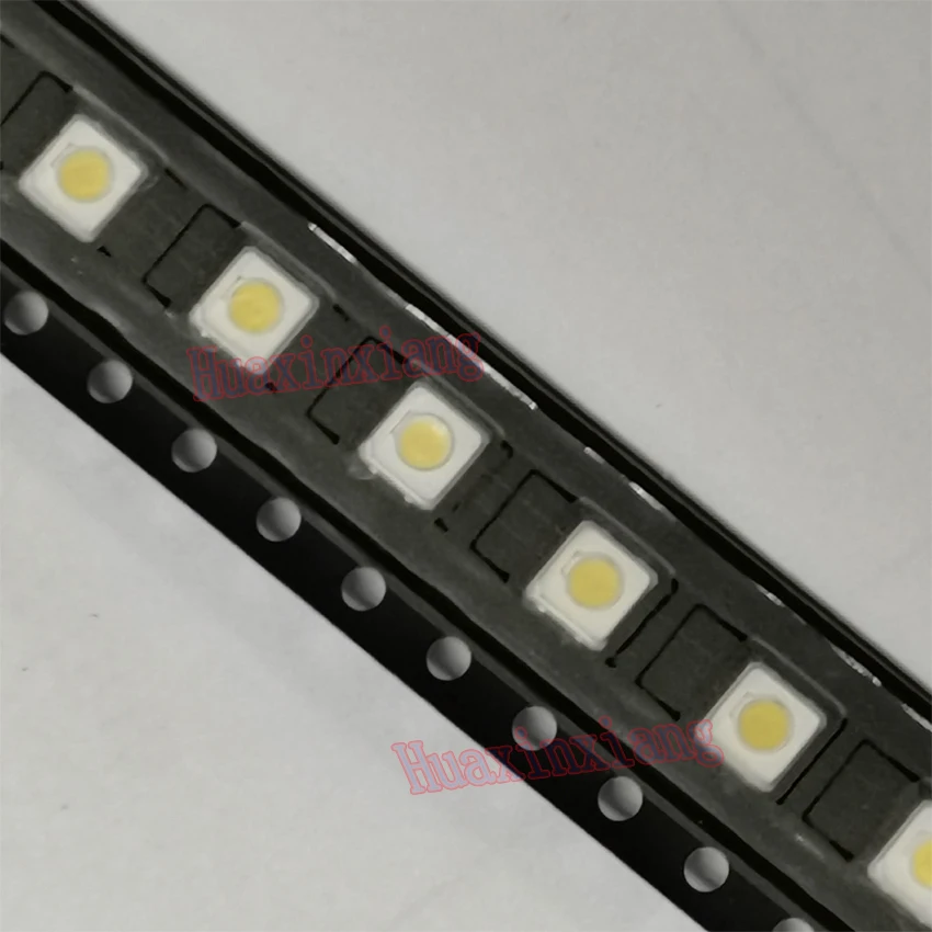 100 шт./лот SMD LED 3535 3 в 1 Вт 3537 100LM холодный белый для ТВ Подсветка | Лампы и освещение