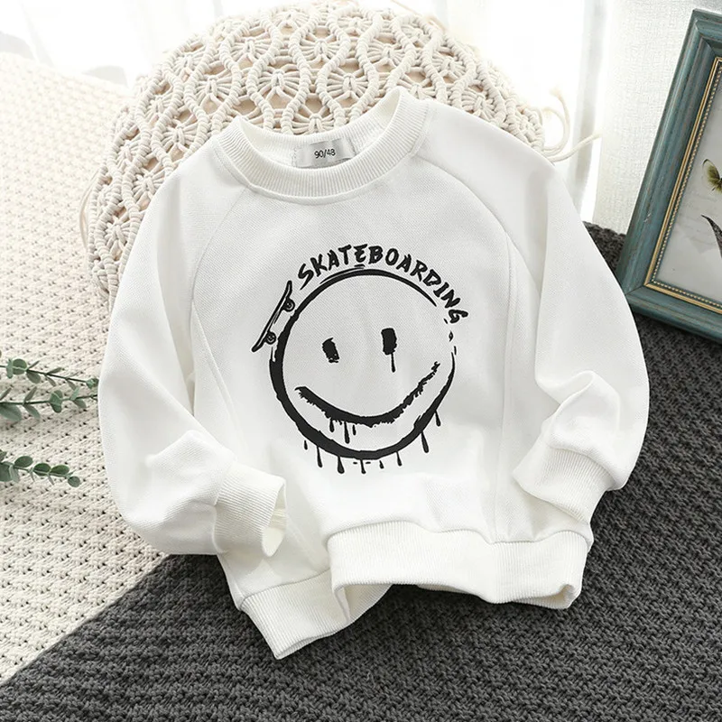 

Print Children Hoodies Sweatshirts for Boys Clothes 2-8Years Kids Outerwear Clothing Spring Autumn Baby Long Sleeve