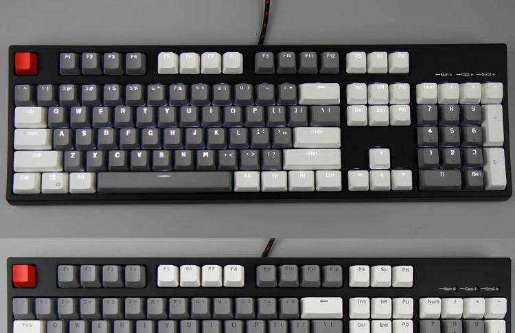 1 комплект ANSI 104 87 Механическая клавиатура PBT с подсветкой ключ колпачок для MX переключатели полупрозрачный ключ крышка s Для EVA Sunshine Dolch queen