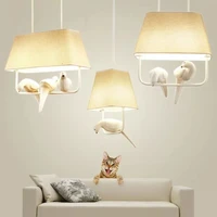 nordic simple bird pendant lamp creative living room study room restaurant bar lamp modern personality pendant light