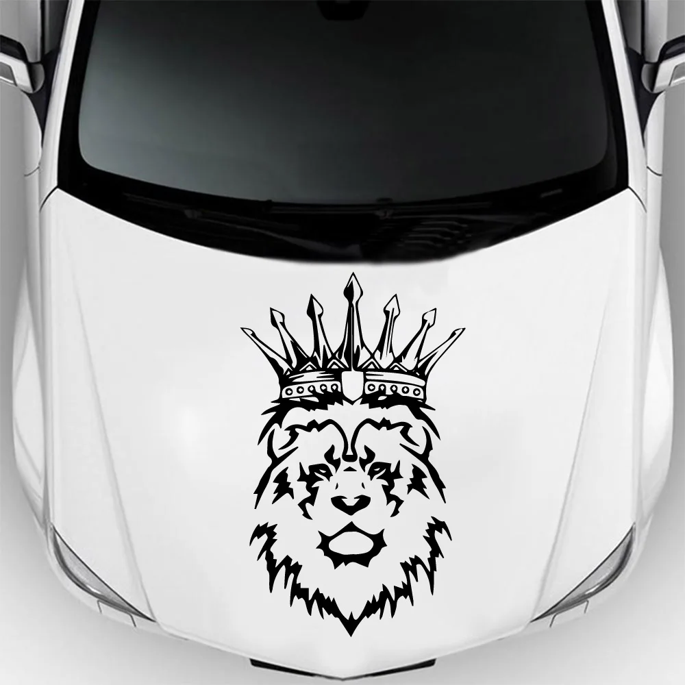 

New Design lion Stickers For Cars Styling Window Bumper Truck Decal Vinyl Waterproof Sticker Graphics KK19*12cm