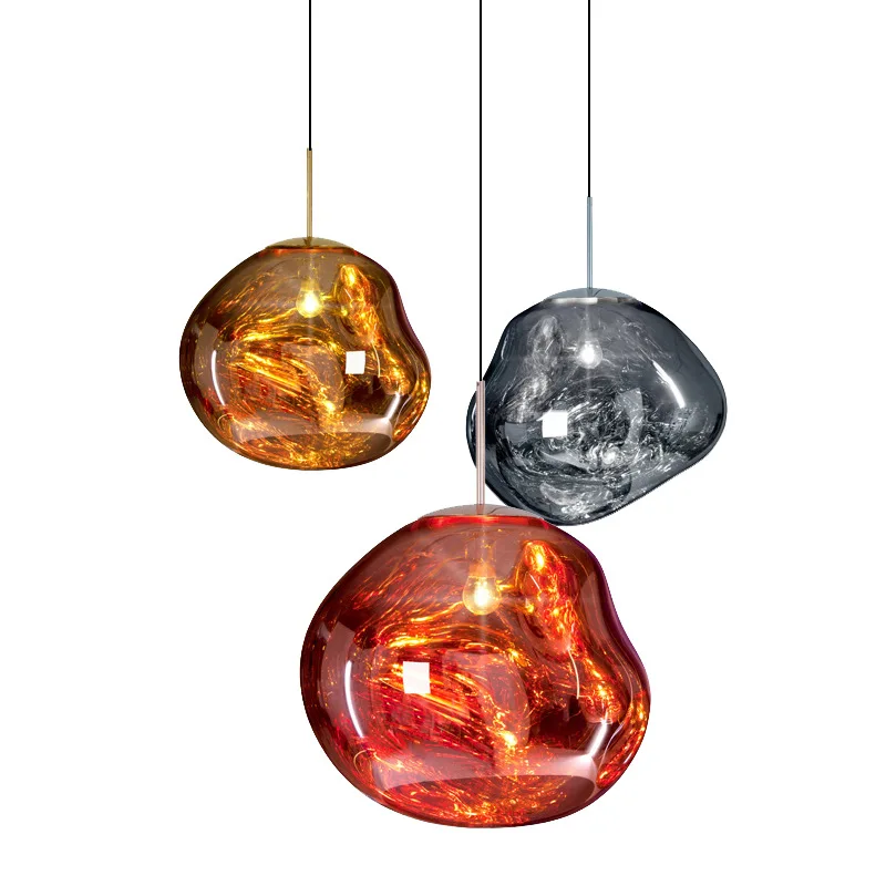 

Modern lava chandelier suitable for loft dining room living room kitchen glass decorative chandelier bedroom chandelie