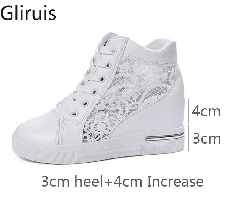 

Women Shoes Breathable Mesh Sneakers Flats Lace Loafers Thick Heels Platform Wedges Casual Comfort Creepers Platform Sports Shoe