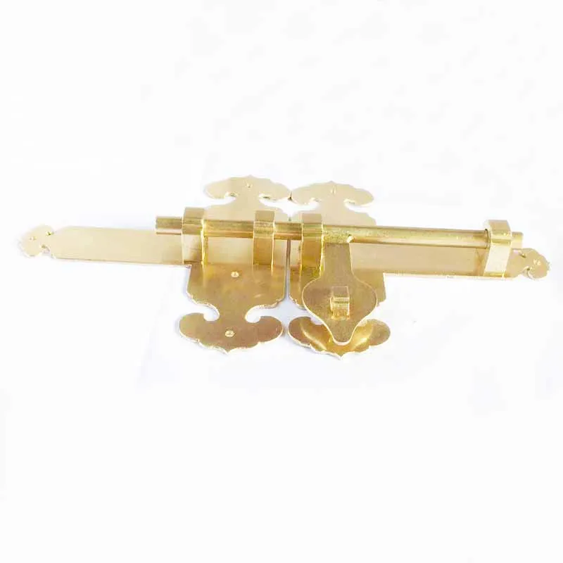 COTOM 1 набор безопасности твердой латуни раздвижная двойная дверь болт деревянная