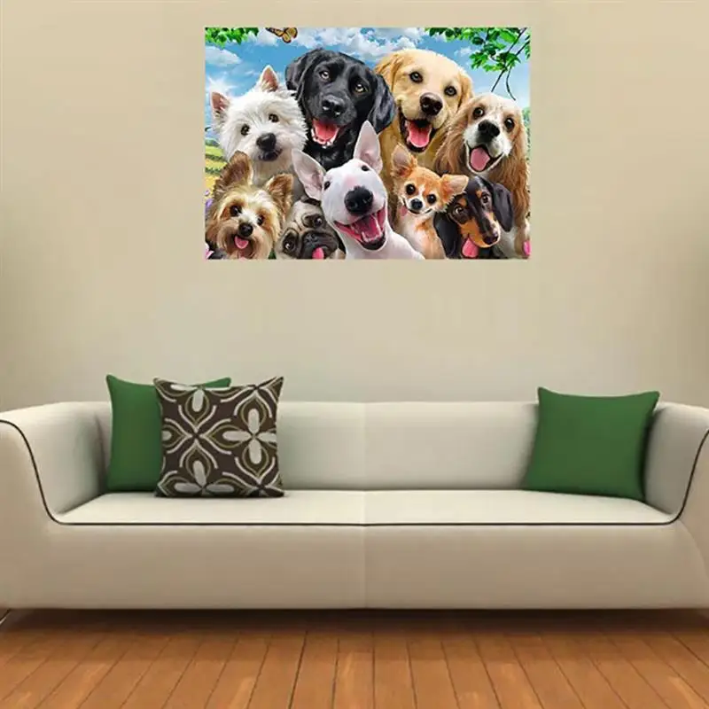 

1000 Pieces Jigsaw Puzzle Animal Dogs Jigsaw Pieces Best Gift for Adults and Kids Family Game Play Collection