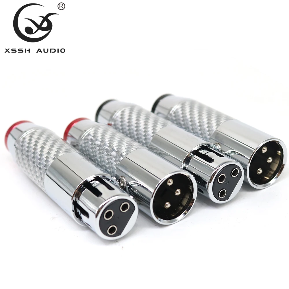 4 шт., коннекторы из углеродного волокна с медным покрытием