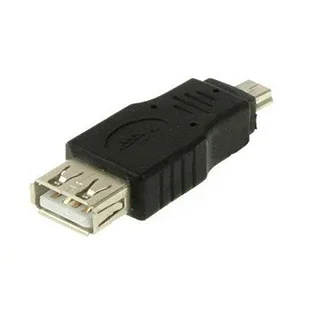 Бесплатная доставка черный USB A к Мини B адаптер конвертер 5pin кабель для MP3 MP4