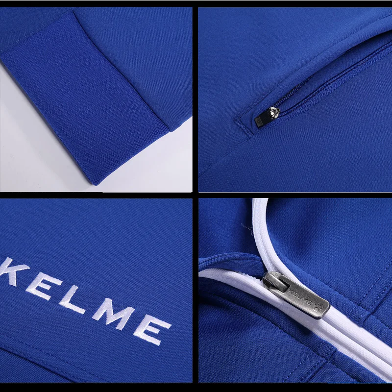 KELME, мужская спортивная одежда, зимние наборы для бега, беговые костюмы, толстовка, куртка, джоггеры, компрессионные штаны, спортивный костюм для мужчин, 3771200