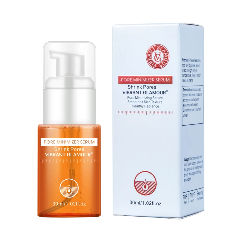 

VIBRANT GLAMOUR Pore Shrinking Serum Essence Pores Treatment Relieve Dryness Oil-Control Firming Moisturizing Repairing Smooth