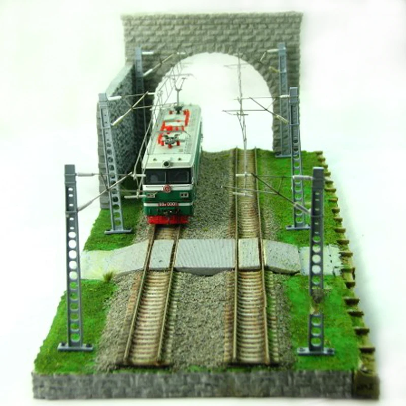 Выставочный шкаф в стиле Хо платформа для демонстрации места поезда игрушечный