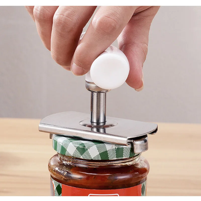 Регулируемая открывалка для банок крышки из нержавеющей стали ручная