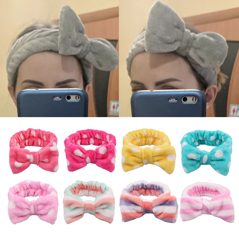 2021 Новая женская обувь из кораллового флиса эластичная лента для волос бабочка