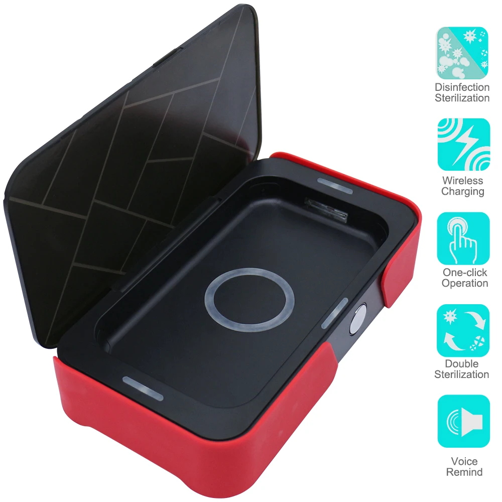 5 в двойной УФ стерилизатор для телефона коробка очистки ювелирных изделий и