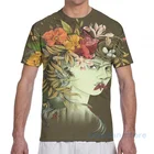 Футболка мужская и женская, с принтом богини персефона, на весну