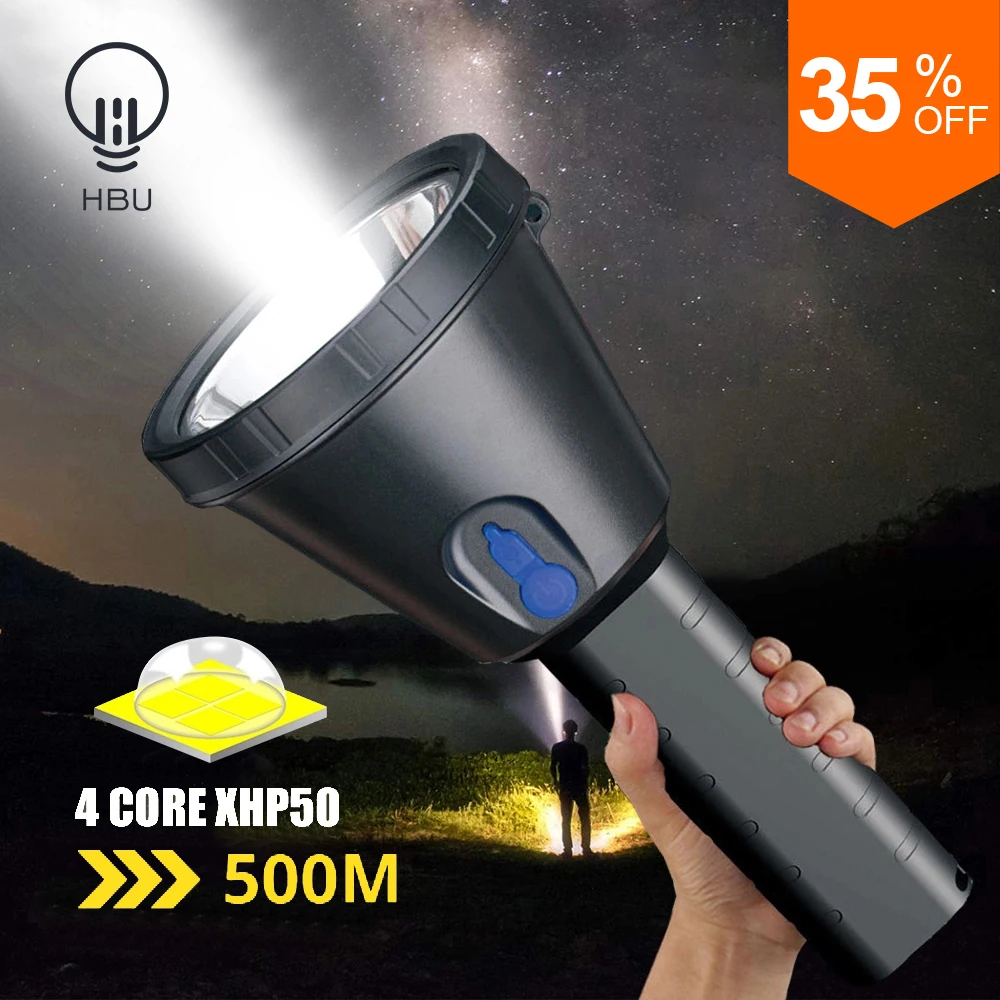Вспышка светильник светодиодный фонарь 6x18650 4200 люмен тактика xhp50/T6 большая