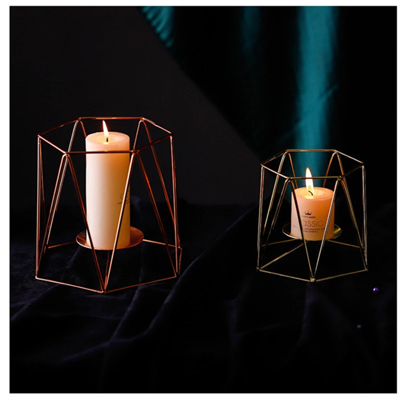 Классические металлические геометрические строительные настольные