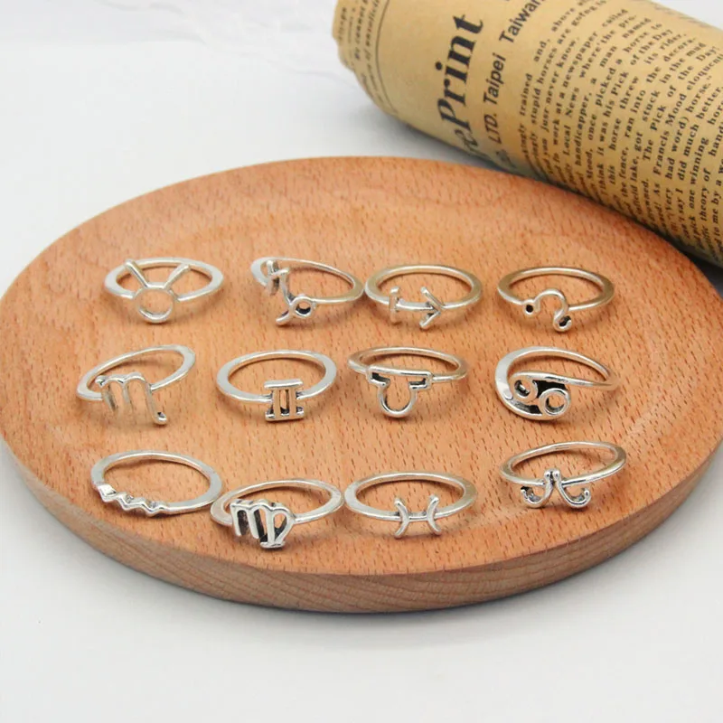 12 шт. женские открытые Регулируемые кольца со звездами | Украшения и аксессуары