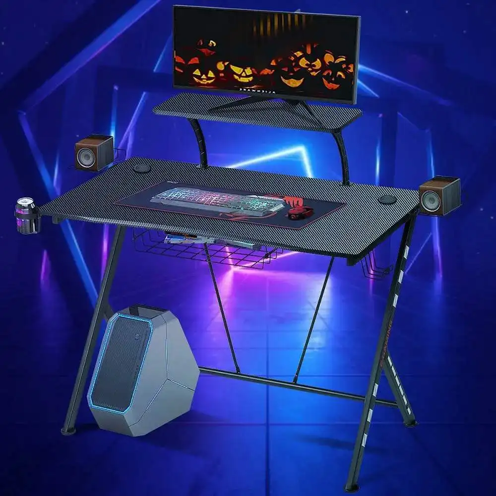 

2 Layer Ergonomic Gaming Table Desktop Computer Table Gamer Tables E-sports Laptop Table Standing Desk Gaming Supplies Furniture