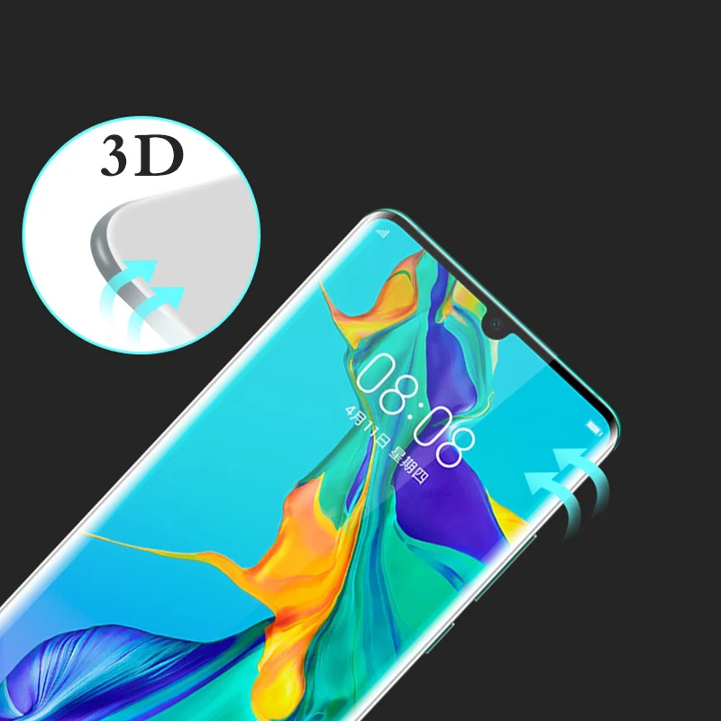 3d полное покрытие из закаленного стекла для huawei p30 pro p30pro Защитная пленка экрана