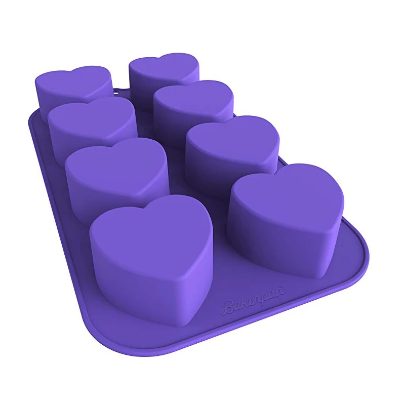 8 ячеек силиконовая форма в форме сердца для шоколада мороженого выпечки|Формы